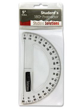 Protractor 12.9cm 180   Student Solutions 
